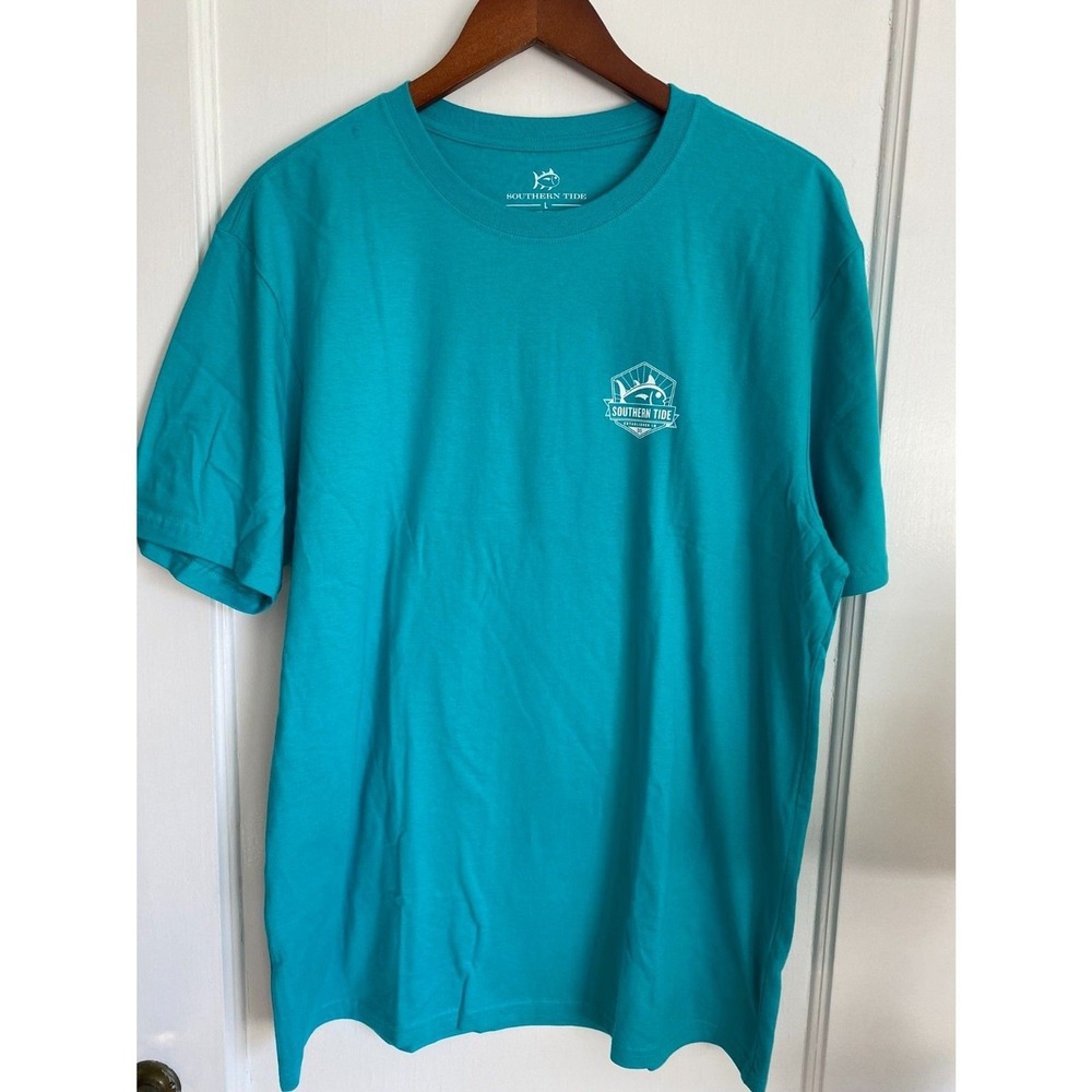 NWT Southern Tide Men's L Gulf Stream Burst Tee Shirt